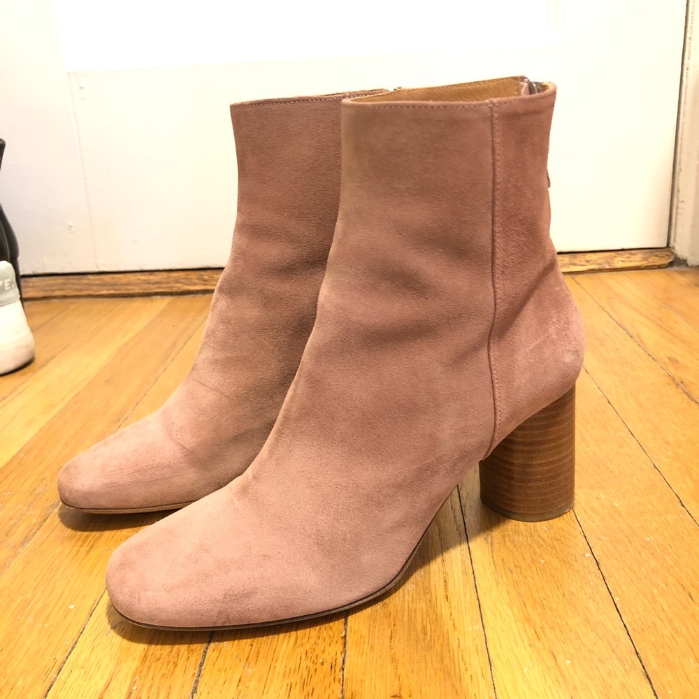 Sandro Sacha boots in vieux rose